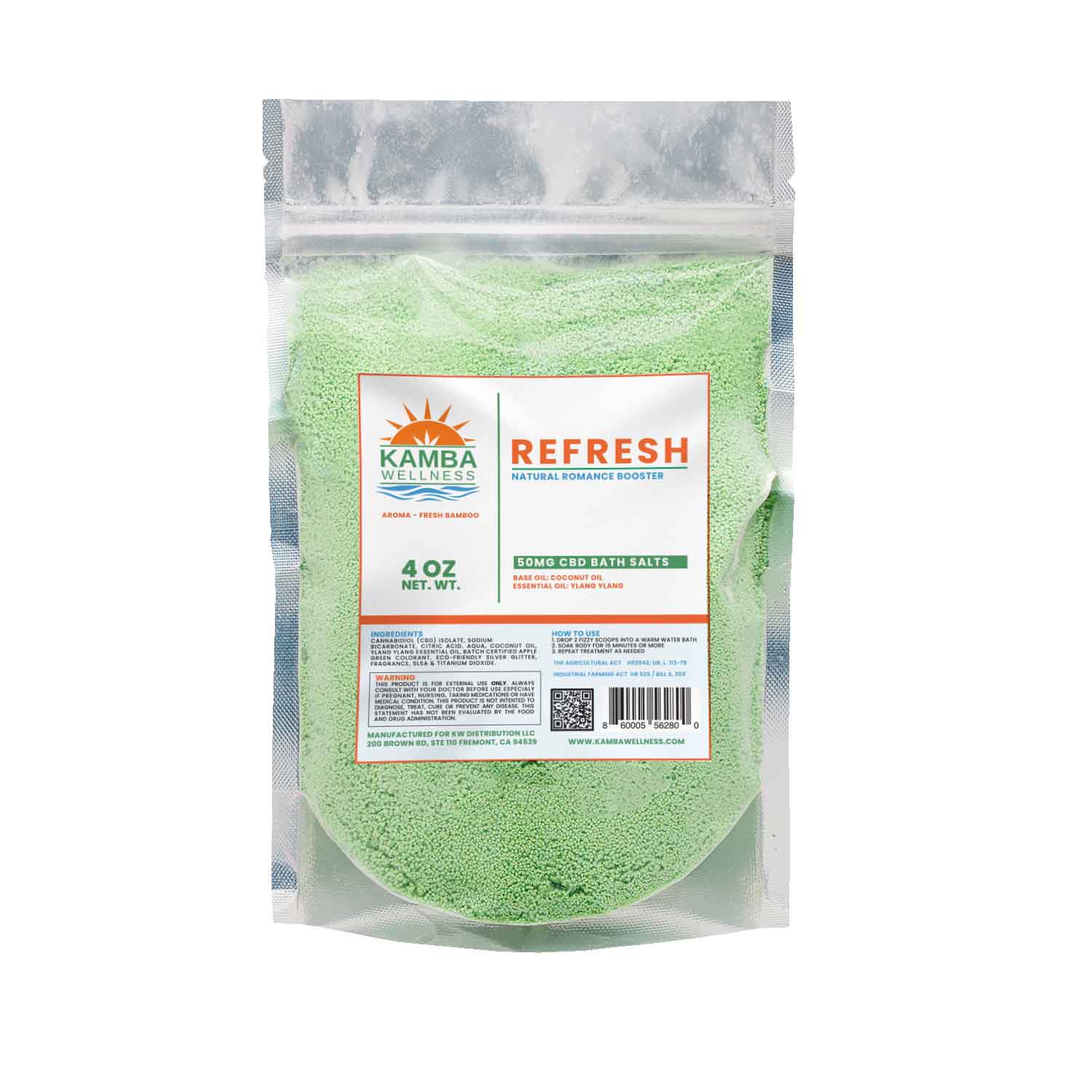 REFRESH Premium Hemp Bath Salt 1
