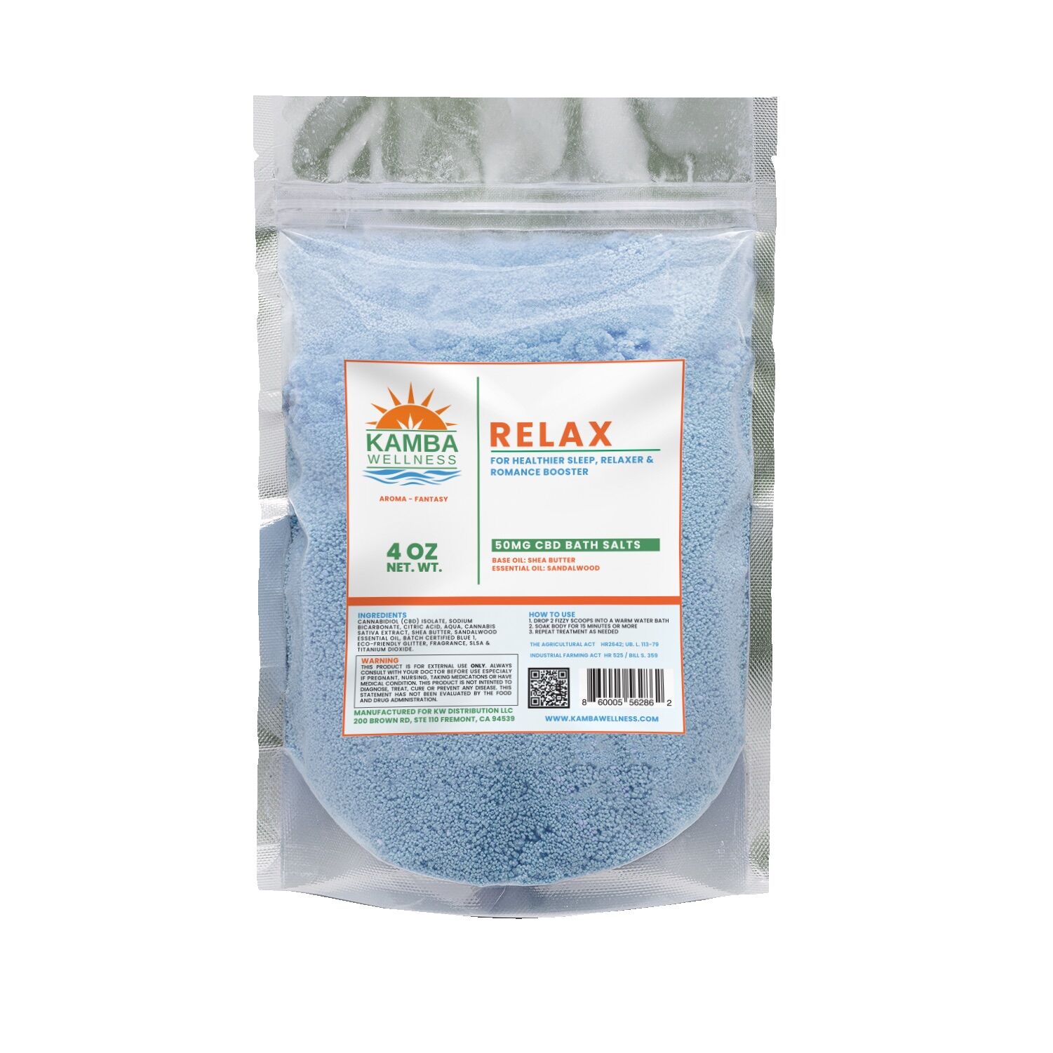 RELAX Premium Hemp Bath Salt 1